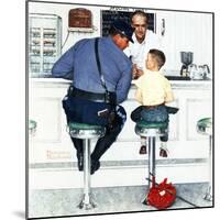 "Runaway", September 20,1958-Norman Rockwell-Mounted Premium Giclee Print