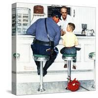 "Runaway", September 20,1958-Norman Rockwell-Stretched Canvas