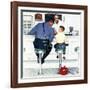 "Runaway", September 20,1958-Norman Rockwell-Framed Giclee Print