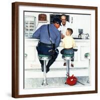 "Runaway", September 20,1958-Norman Rockwell-Framed Giclee Print