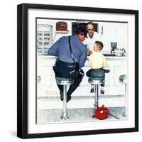 "Runaway", September 20,1958-Norman Rockwell-Framed Giclee Print