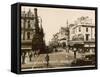 Rundle Street from King William Street, Adelaide, South Australia-null-Framed Stretched Canvas