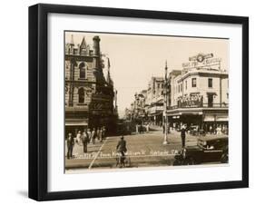 Rundle Street from King William Street, Adelaide, South Australia-null-Framed Photographic Print