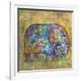 Runes Elephant-Oxana Zaika-Framed Giclee Print