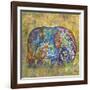 Runes Elephant-Oxana Zaika-Framed Giclee Print