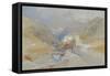 Runkelstein Castle, Near Botzen-J. M. W. Turner-Framed Stretched Canvas