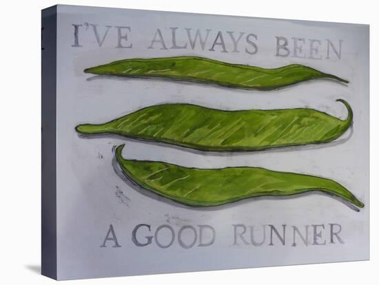 Runner Beans-Sarah Thompson-Engels-Stretched Canvas