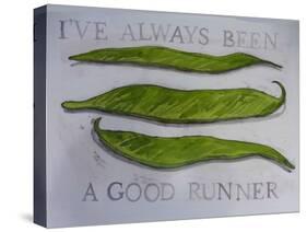 Runner Beans-Sarah Thompson-Engels-Stretched Canvas
