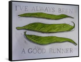 Runner Beans-Sarah Thompson-Engels-Framed Stretched Canvas