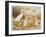 Runner Egg Ducks-null-Framed Art Print