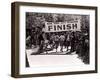 Runners Approaching the Finish Line in Central Park. During the 1972 New York City Marathon-null-Framed Photographic Print