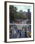 Runners Approaching the Finish Line in Central Park for The1981 NYC Marathon-null-Framed Photographic Print