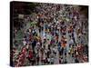 Runners Competing on First Avenue During 2009 New York City Marathon-null-Stretched Canvas