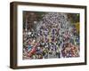 Runners Competing on First Avenue During 2009 New York City Marathon-null-Framed Photographic Print