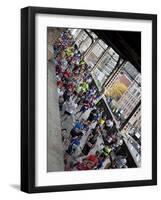 Runners Crossing the 59th Street Queensboro Bridge During the 2009 New York City Marathon-null-Framed Photographic Print