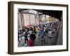 Runners Crossing the 59th Street Queensboro Bridge During the 2009 New York City Marathon-null-Framed Photographic Print