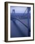 Runners Crossing the Verrazano Bridge after Starting the 1994 New York City Marathon-null-Framed Photographic Print