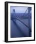 Runners Crossing the Verrazano Bridge after Starting the 1994 New York City Marathon-null-Framed Photographic Print