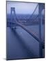 Runners Crossing the Verrazano Bridge after Starting the 1994 New York City Marathon-null-Mounted Photographic Print