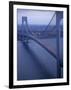 Runners Crossing the Verrazano Bridge after Starting the 1994 New York City Marathon-null-Framed Photographic Print