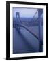 Runners Crossing the Verrazano Bridge after Starting the 1994 New York City Marathon-null-Framed Photographic Print