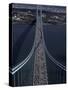 Runners Crossing the Verrazano Bridge after Starting the 1999 New York City Marathon-null-Stretched Canvas