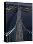 Runners Crossing the Verrazano Bridge after Starting the 1999 New York City Marathon-null-Stretched Canvas