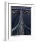 Runners Crossing the Verrazano Bridge after Starting the 1999 New York City Marathon-null-Framed Photographic Print