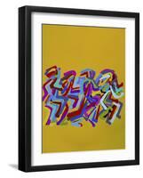 Runners II-Diana Ong-Framed Giclee Print