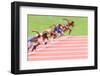 Runners Leaving the Starting Line (Motion Blur)-soupstock-Framed Photographic Print