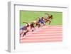 Runners Leaving the Starting Line (Motion Blur)-soupstock-Framed Photographic Print