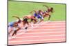 Runners Leaving the Starting Line (Motion Blur)-soupstock-Mounted Photographic Print