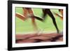 Runners Legs in Motion (Blurred Motion)-Peter Skinner-Framed Photographic Print