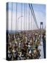 Runners, Marathon, New York, New York State, USA-Adam Woolfitt-Stretched Canvas