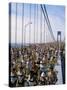 Runners, Marathon, New York, New York State, USA-Adam Woolfitt-Stretched Canvas