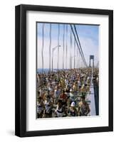 Runners, Marathon, New York, New York State, USA-Adam Woolfitt-Framed Premium Photographic Print