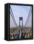 Runners, Marathon, New York, New York State, USA-Adam Woolfitt-Framed Stretched Canvas