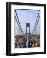 Runners, Marathon, New York, New York State, USA-Adam Woolfitt-Framed Photographic Print