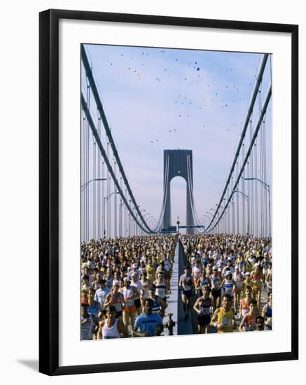 Runners, Marathon, New York, New York State, USA-Adam Woolfitt-Framed Photographic Print