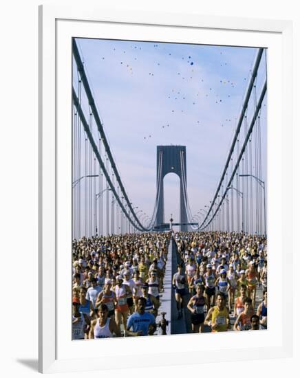 Runners, Marathon, New York, New York State, USA-Adam Woolfitt-Framed Photographic Print