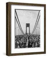 Runners, Marathon, New York, New York State, USA-Adam Woolfitt-Framed Photographic Print