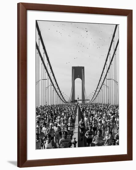 Runners, Marathon, New York, New York State, USA-Adam Woolfitt-Framed Photographic Print