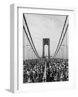 Runners, Marathon, New York, New York State, USA-Adam Woolfitt-Framed Photographic Print