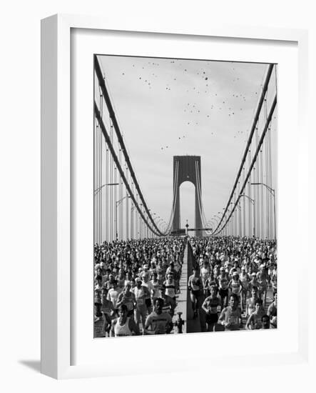 Runners, Marathon, New York, New York State, USA-Adam Woolfitt-Framed Photographic Print