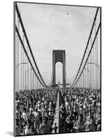 Runners, Marathon, New York, New York State, USA-Adam Woolfitt-Mounted Photographic Print