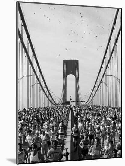 Runners, Marathon, New York, New York State, USA-Adam Woolfitt-Mounted Photographic Print