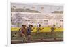 Runners on the Track-Georges Leroux-Framed Art Print