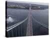 Runners on the Verranzano Bridge Competing in the 1998 NYC Marathon-null-Stretched Canvas