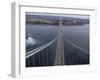 Runners on the Verranzano Bridge Competing in the 1998 NYC Marathon-null-Framed Photographic Print