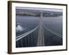 Runners on the Verranzano Bridge Competing in the 1998 NYC Marathon-null-Framed Photographic Print